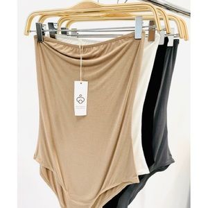 NWT 95% Bamboo Viscose - Women’s Bodysuit 🤎